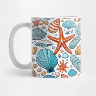 Beachside Bliss: Seashells and Starfish Mug